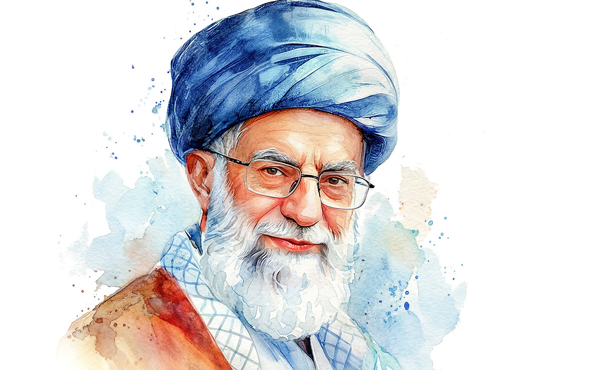 پرچم بالاست - بوسه بر رهبر